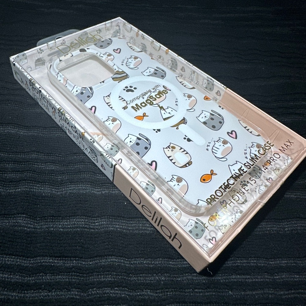Delilah iPhone 14/15 Pro Max Cat Pro Slim Case~NEW!